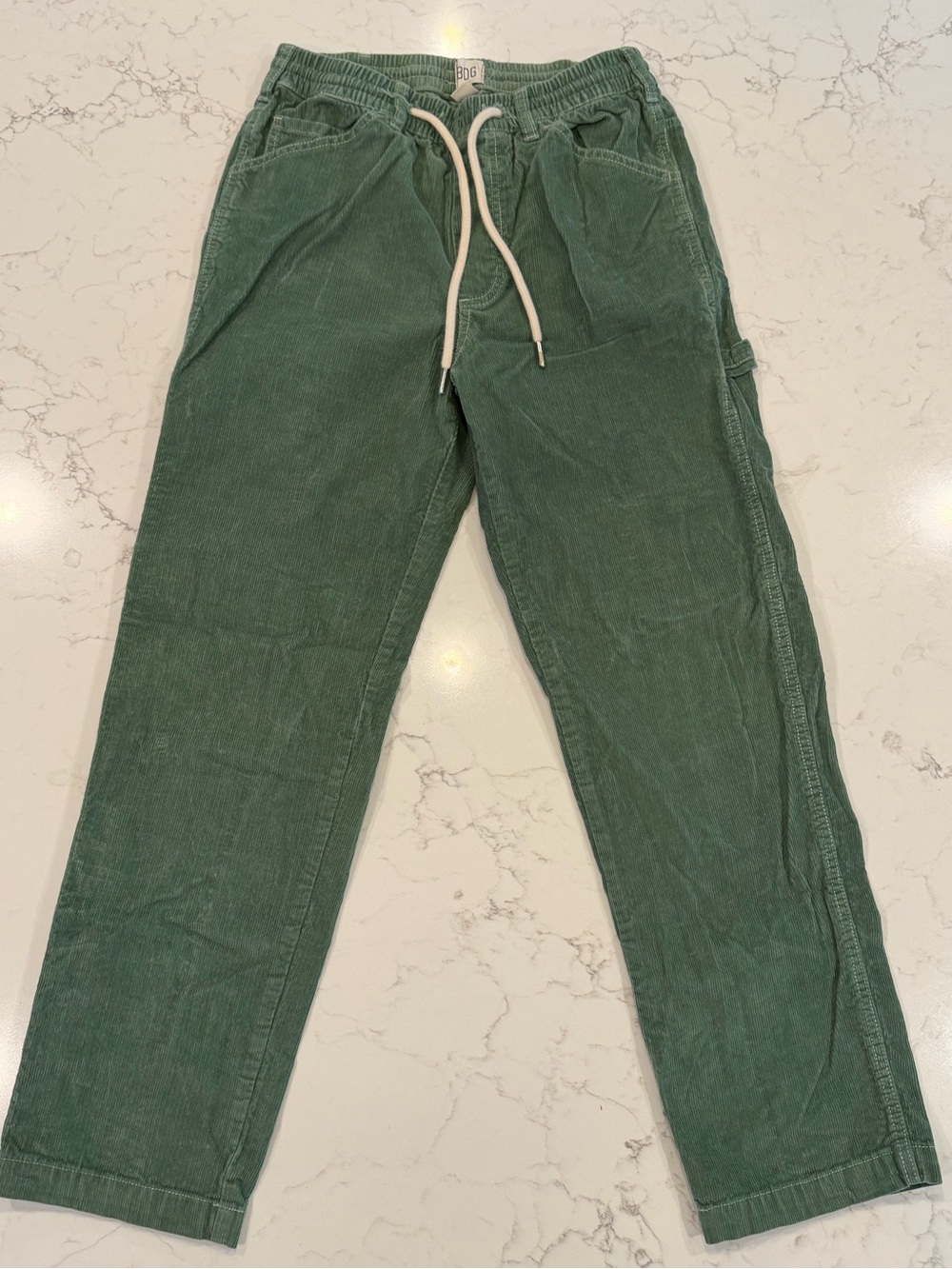 BDG Forest Green Corduroy Drawstring Men’s Pants